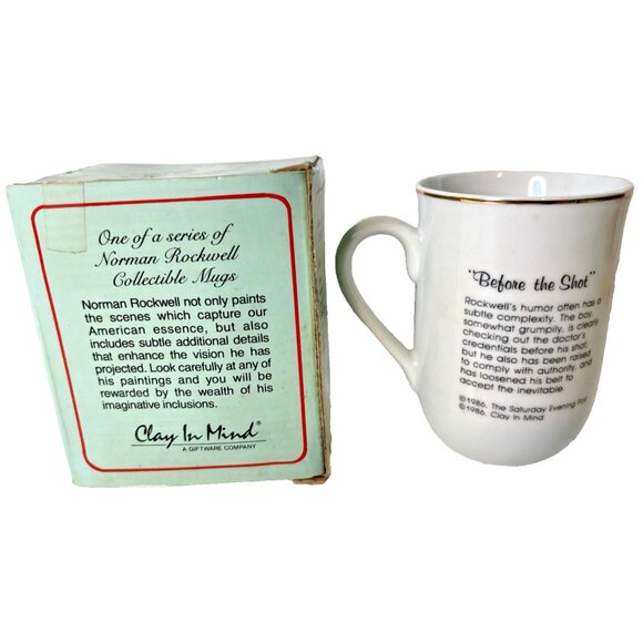 Norman Rockwell 1986 Saturday Evening Post Collection "Before The Shot" Collecti - Picture 2 of 12